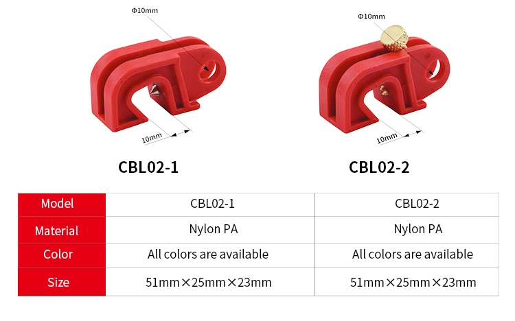 High Quality Industry Electrical MCB Clamp on Circuit Breaker Lockout