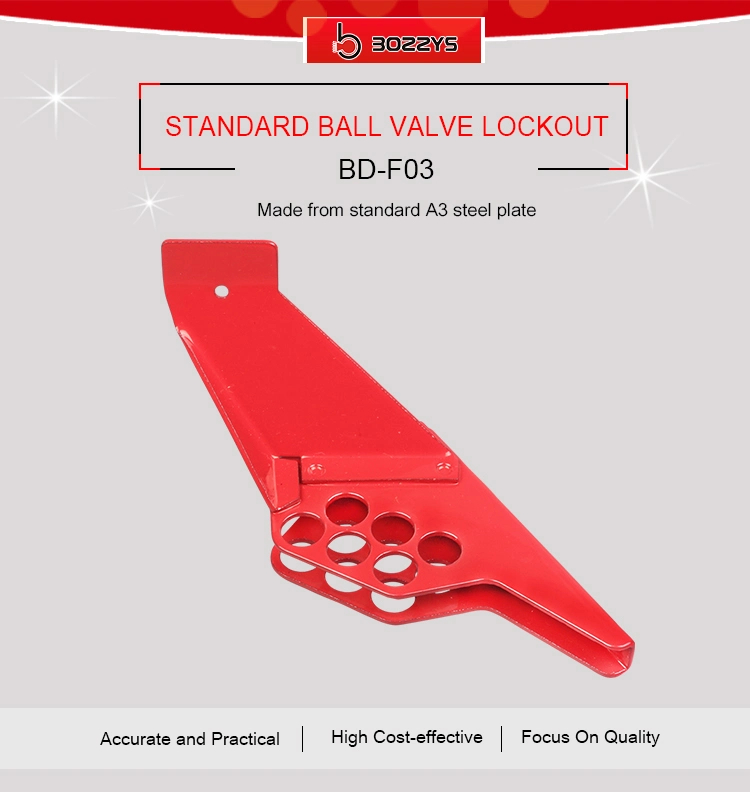 Bozzys Steel Ball Valve Lockout for 6.35 mm to 76.2 mm