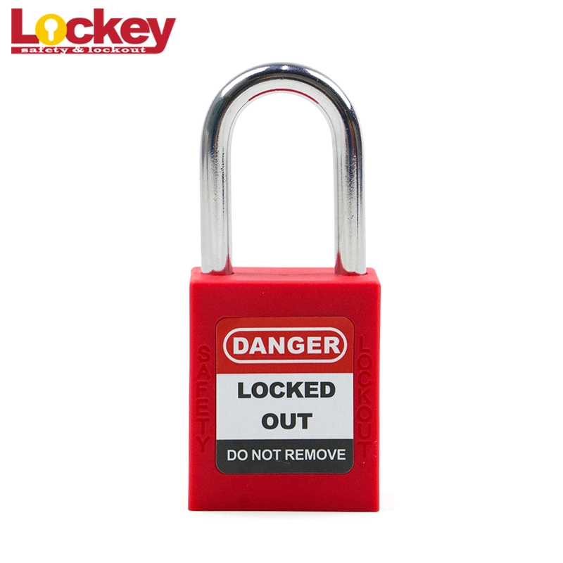 38mm Steel Shackle Loto Safety Padlock Lockout with Security Lock