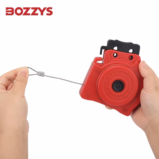 Automatic Retractable Cable Lockout with Stainless Steel Cable