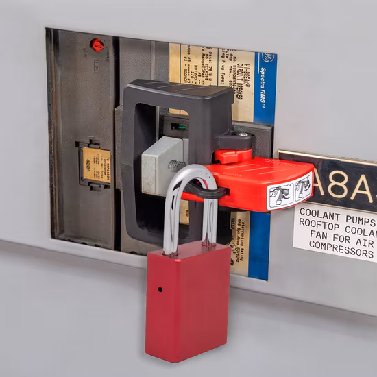Cadenas de verrouillage en alliage d'aluminium de sécurité à clé identique rouge