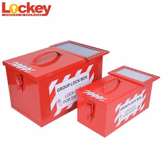 Lockey Autoriser 32 cadenas Boîte de consignation de sécurité portable en acier