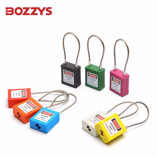 Cadenas de consignation avec manille de câble et passe-partout